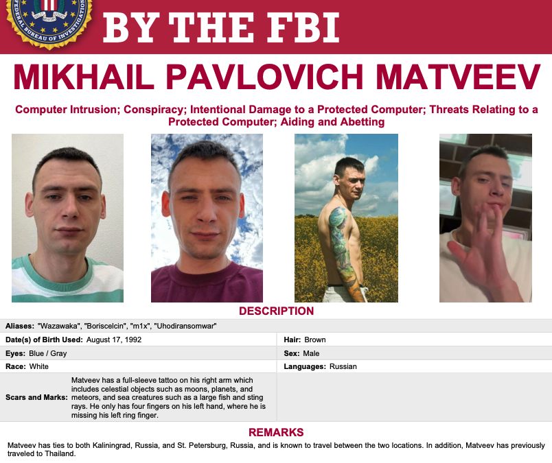 U.S. Offered $10M for Hacker Just Arrested by Russia