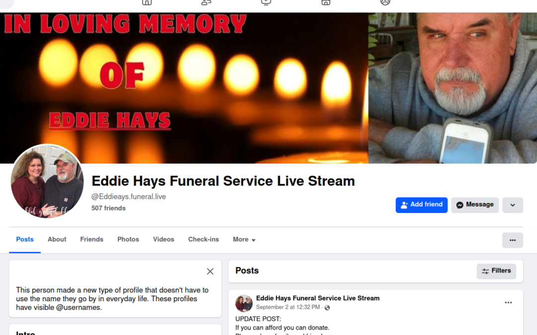 Scam ‘Funeral Streaming’ Groups Thrive on Facebook